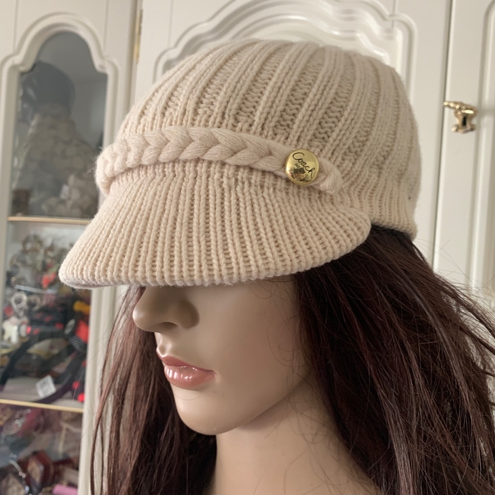 Coach knitted hat
